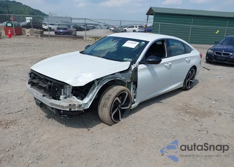 2022 Honda Accord Sport из США, поврежденный, VIN 1HGCV1F3XNA101149